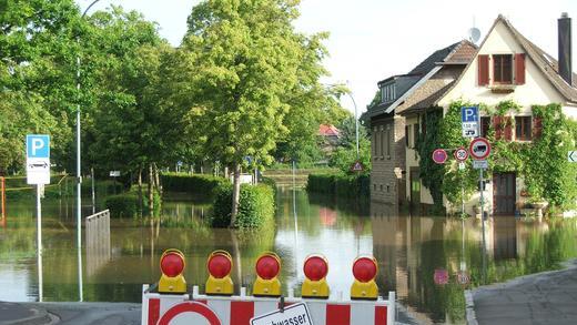 Hochwasser in Kitzingen
