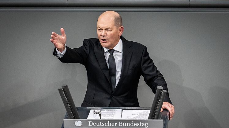 Scholz im Bundestag