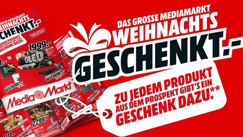 Media Markt Geschenkt-Aktion: Zu jedem Produkt aus dem Prospekt ein