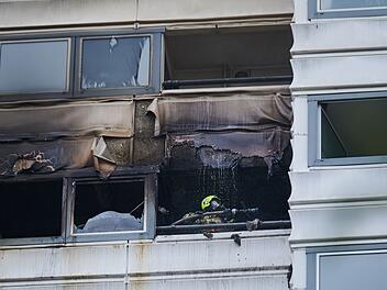 Brand im Hochhaus
