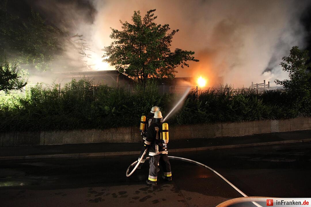 Verheerender GroÃŸbrand vernichtet Kulmbacher Kindergarten