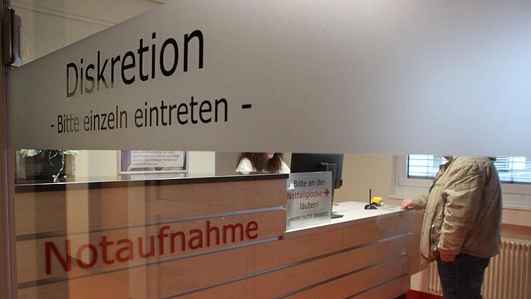 Die Notaufnahme in der Helios-Frankenwaldklinik ist in der Grippesaison oft Anlaufstelle für "Laufkundschaft". Foto: Anna-Lena Deuerling