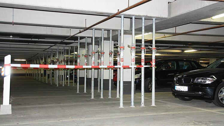 Die Tiefgarage ist ein Sorgenkind der Stadt Kulmbach Foto: Archiv