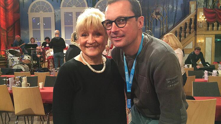 Baumann 2016 mit Margit Sponheimer, Ikone der Mainzer Fastnacht.