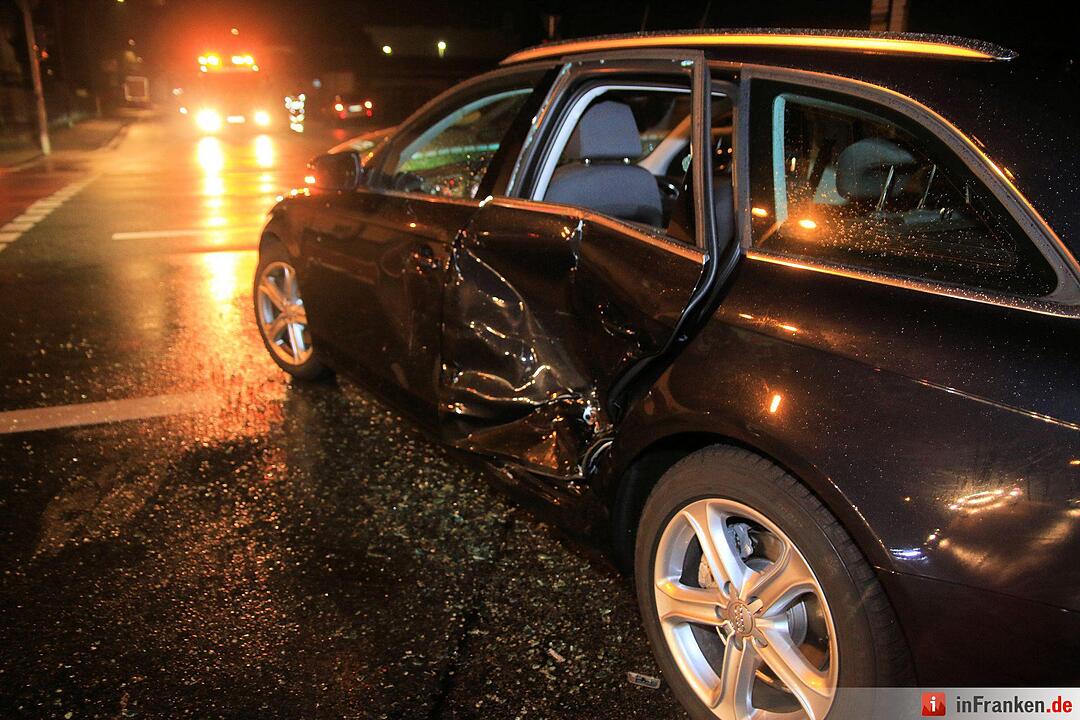 Unfall am Berliner Ring in Bamberg