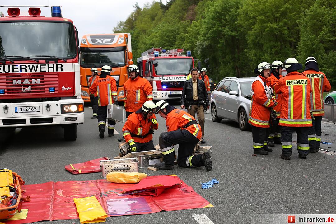 Auffahrunfall in Nürnberg in Regensburger Straße