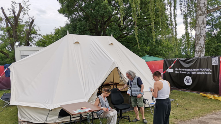 Awareness-Team auf Rock im Park - erste Bilanz nach einem Festival-Tag