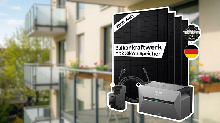 Balkonkraftwerk mit Anker Solarbank 3
