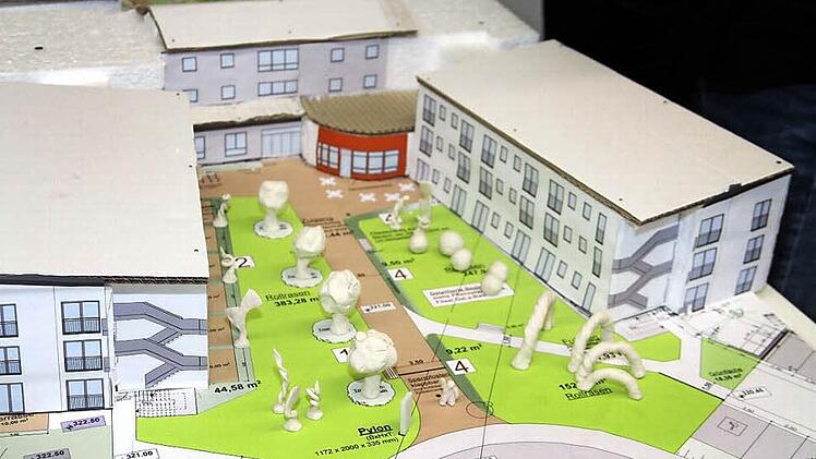 Das BRK Wohn- und Pflegeheim "Am Weidengarten" soll künftig seinen Namen gerecht werden. Die Schüler der Berufsfachschule für Flechtwerkgestaltung haben dazu Vorschläge ausgearbeitet. Fotos: Gerda Völk