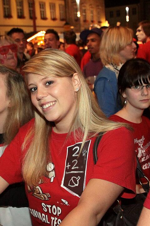 Meisterfeier Brose Baskets Bamberg Maxplatz