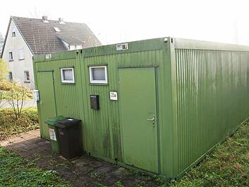 Die beiden Wohncontainer der Obdachlosenunterkunft der Stadt Burgkunstadt in der Ebnether Straße werden künftig auch von Altenkunstadt mitgenutzt. Foto: red