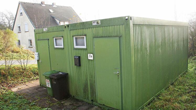 Die beiden Wohncontainer der Obdachlosenunterkunft der Stadt Burgkunstadt in der Ebnether Straße werden künftig auch von Altenkunstadt mitgenutzt. Foto: red