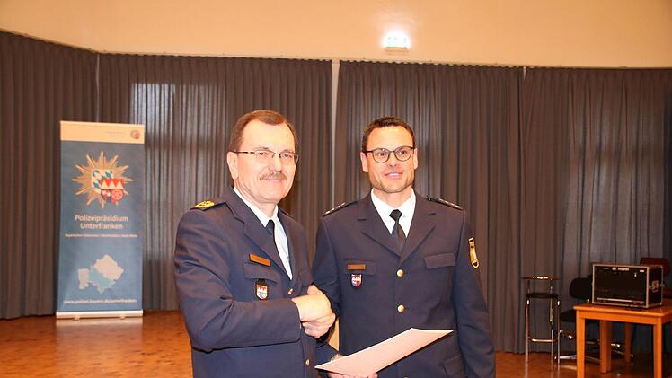 Eindrücke von der Einführung des neuen Chefs der der Hammelburger Polizei. Foto: Ralf Ruppert