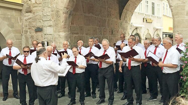 Bundessingen in Coburg Foto: Eduard Nöth