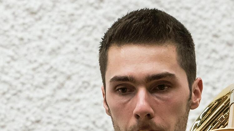 Impressionen vom umjubelten Neujahrskonzert mit dem Quintett Harmonic Brass im renovierten Rathaussaal von RödentalFoto: Jochen Berger