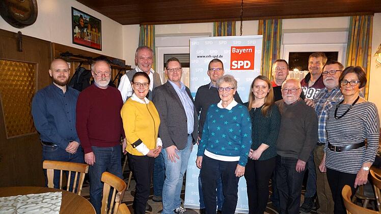 Die Kandidaten der SPD-Liste HeßdorfRichard Sänger