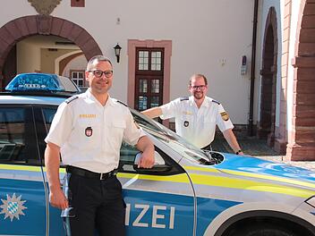 Christian Pörtner (links) verlässt die Dienststelle Hammelburg. Ab 1. Juli übernimmt zunächst sein Stellvertreter Oliver Ebert die Leitung, wie es ab September weiter geht, ist noch offen.