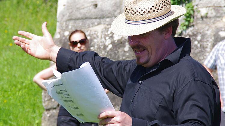 Impressionen von den Proben der Rosenberg-Festspiele. Foto: Marco Meißner