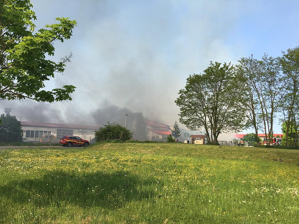 Zimmerei in Vollbrand