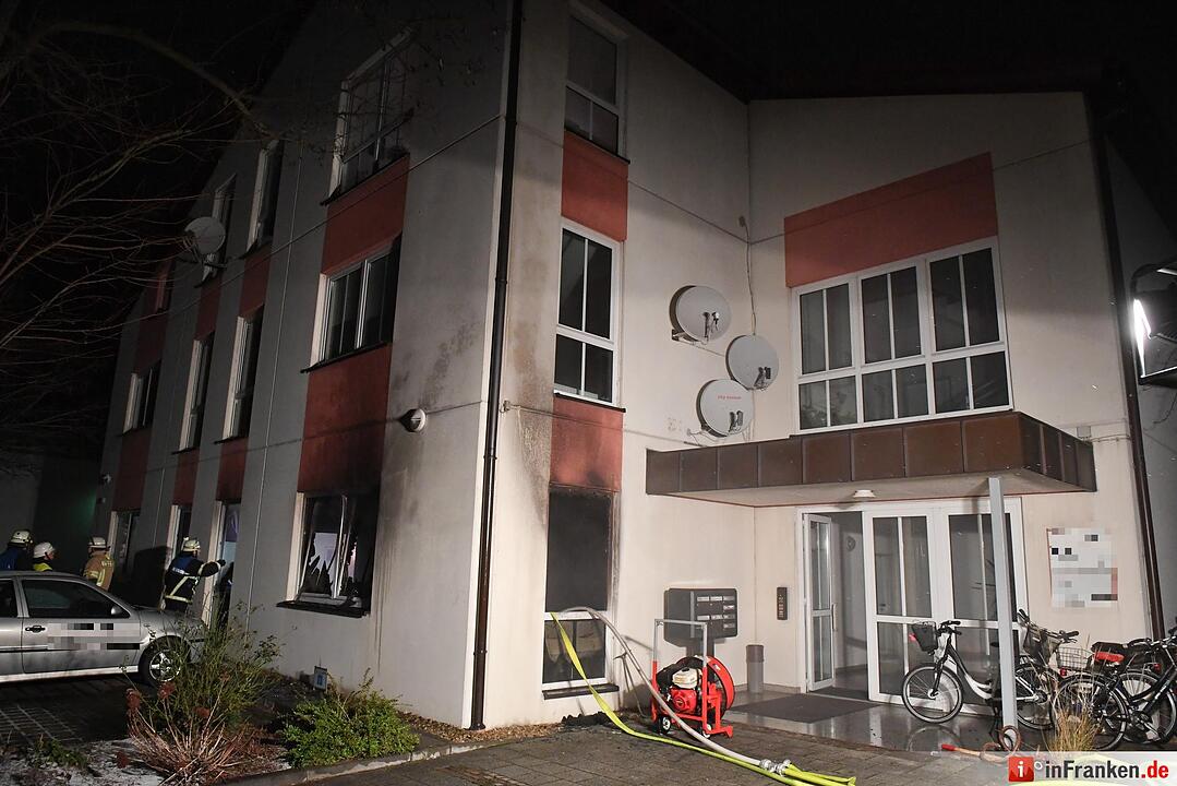 Brand in Gewerbegebiet in Bamberg