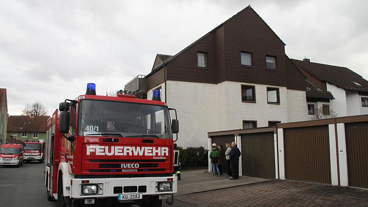 Die Feuerwehr musste zum Wohnhaus In der Nassau 1 ausrücken: Gasalarm. Foto: Jürgen Gärtner