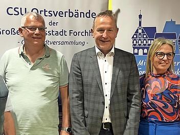 Sie bilden den Vorstand der CSU-Stadtversammlung (v. l.): Holger Lehnard, Thomas Werner, Udo Schönfelder, Martina Hebendanz und Dominik Henkel.