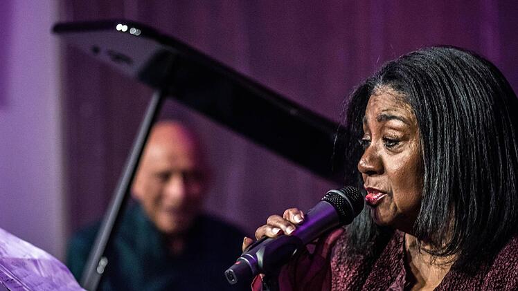 Jazz-Legenden gastierten in Coburg: Melba Joyce und Kirk Lightsey.Foto: Jochen Berger