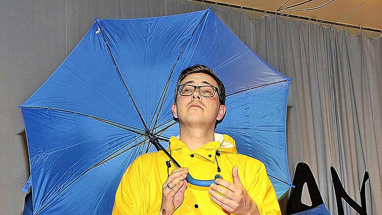 Das Männerballett aus Bad Neustadt wurde durch eine Frau verstärkt. Foto: Dieter Britz