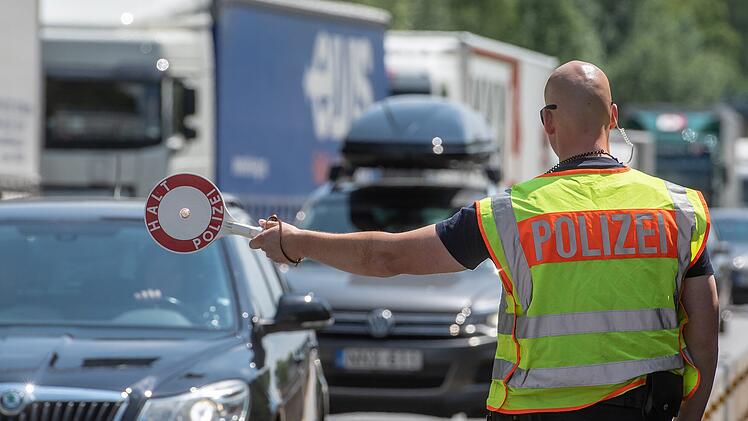 Grenzkontrolle in Bayern