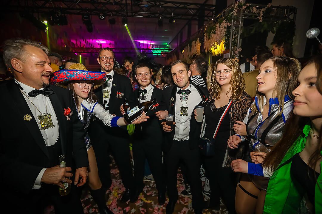 Beste Partystimmung in der Stadthalle