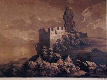 Schloss Bärnfels im Jahr 1803Repro: Hofbauer