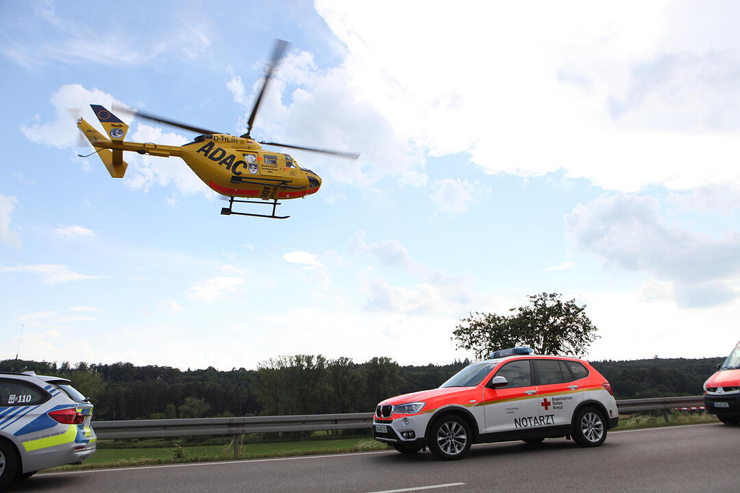 Ansbach: Fünfköpfige Familie bei Unfall verletzt