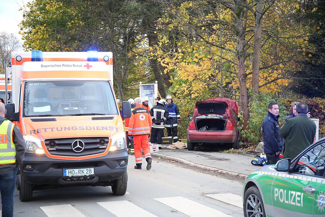 Schwerer Unfall am Zebrastreifen an Therme Bad Steben