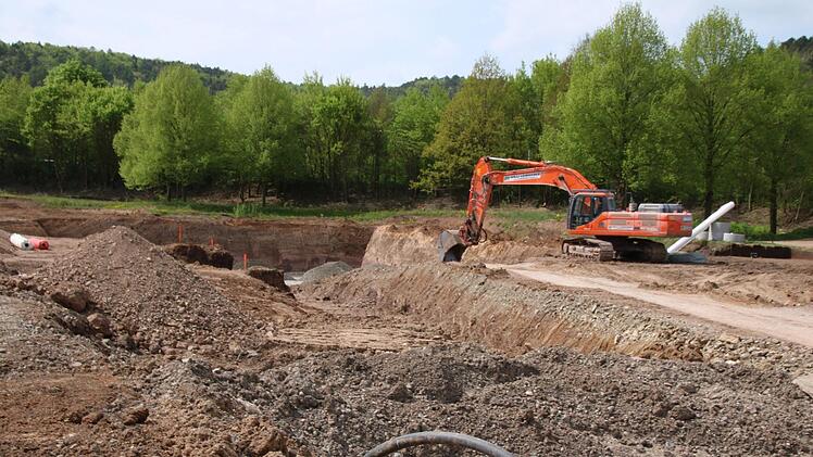 Die Erdarbeiten haben begonnen. Thomas Malz