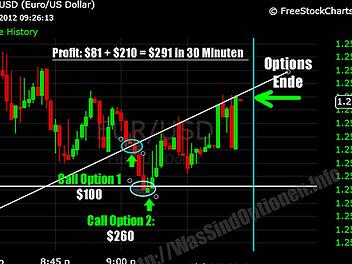 Mit binären Optionen kann man in 30 Minuten knapp 300 Dollar verdienen - oder verlieren.