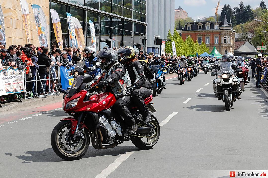 Motorradsternfahrt in Kulmbach: der Sonntag