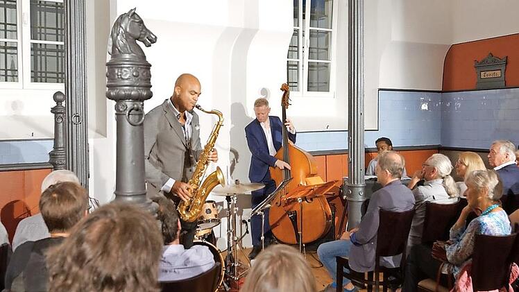 Ein Jazzkonzert im Pferdestall mit dem Wayne Escoffery Quartett Alle Fotos: privat