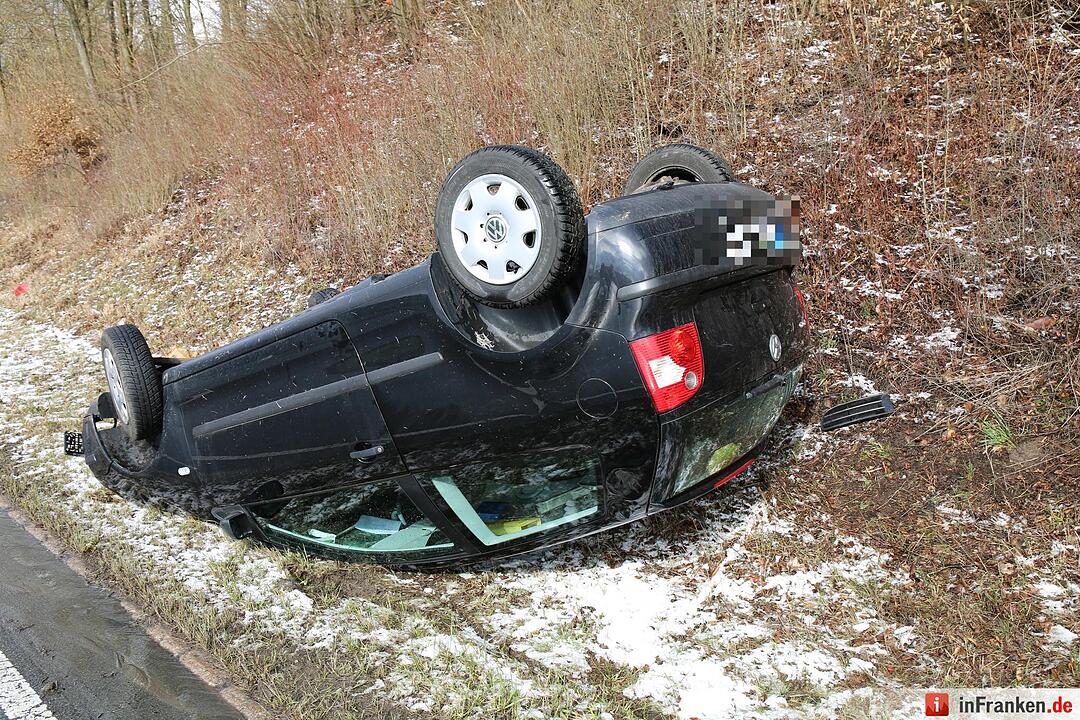 Mehrere Unfälle wegen Schneeglätte bei Döhlau