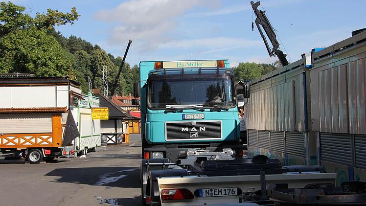 Abbau beim Freischießen. Foto: Marco Meißner