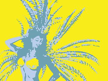 Das diesj&auml;hrige Samba-Plakat hat Jasmin Reisbeck entworfen.