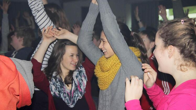Stimmung bei der Power hour.