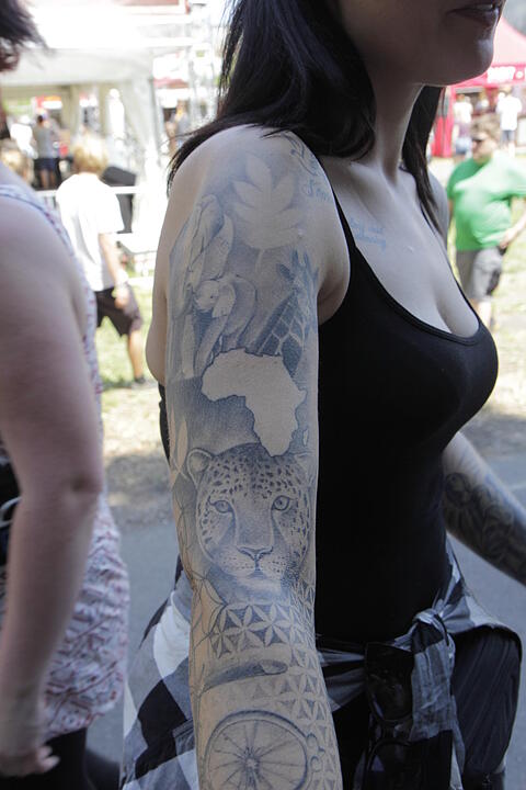Tattoos der Rock im Park-Besucher