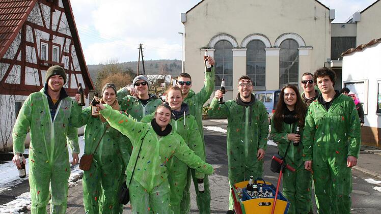 Faschingsumzug in Oehrberg. Foto: Gabriele Sell