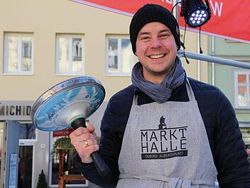 Sebastian Hofmann hat das Winterfest in Coburg organisiert.Foto: Oliver Schmidt
