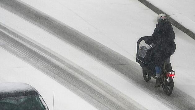 Schnee in Hamburg