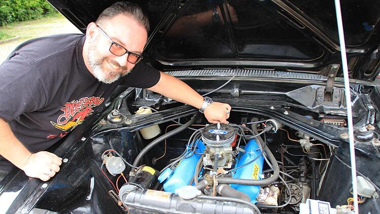 Bis auf den Luftfilter ist der Motor von Olli Häusler noch original. Foto: Andreas Dorsch