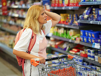 Einkaufen, Inflation, Supermarkt
