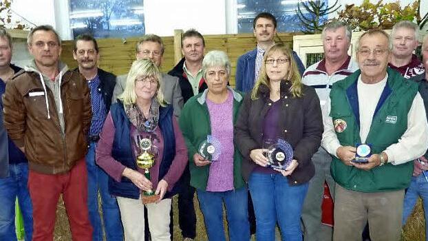 Die erfolgreichsten Züchterinnen und Züchter der Züchtergruppe Kronach-Süd.
