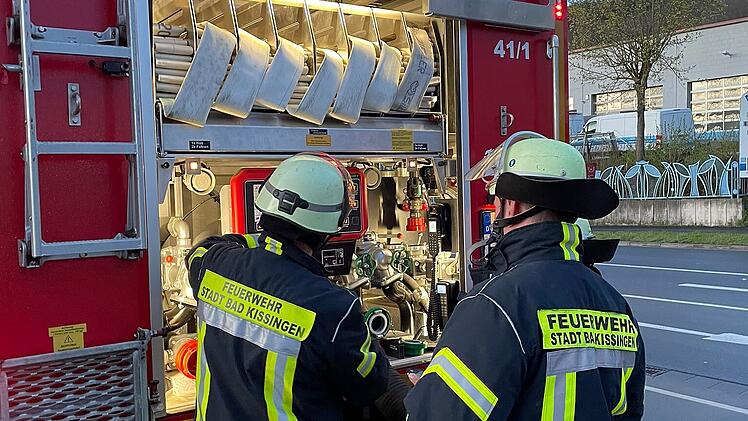 Bad Kissingen: Spektakuläre Feuerwehr-Übung an Helios St. Elisabeth-Krankenhaus