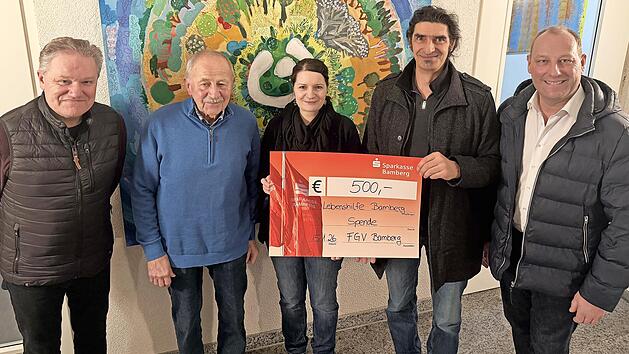 Von links: Adalbert Zink, Klaus Gallenz, Sabrina Barth, Thomas Betz und Thomas Firnstein.